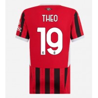 AC Milan Theo Hernandez #19 Domaci Dres za Ženska 2024-25 Kratak Rukav